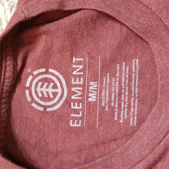 Element Deer Maroon Medium TShirt - Picture 2 of 5